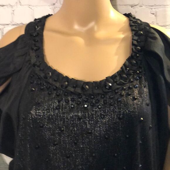 Rare TCEC Cold Shoulder Split Sleeve Spark… - Picture 2 of 8